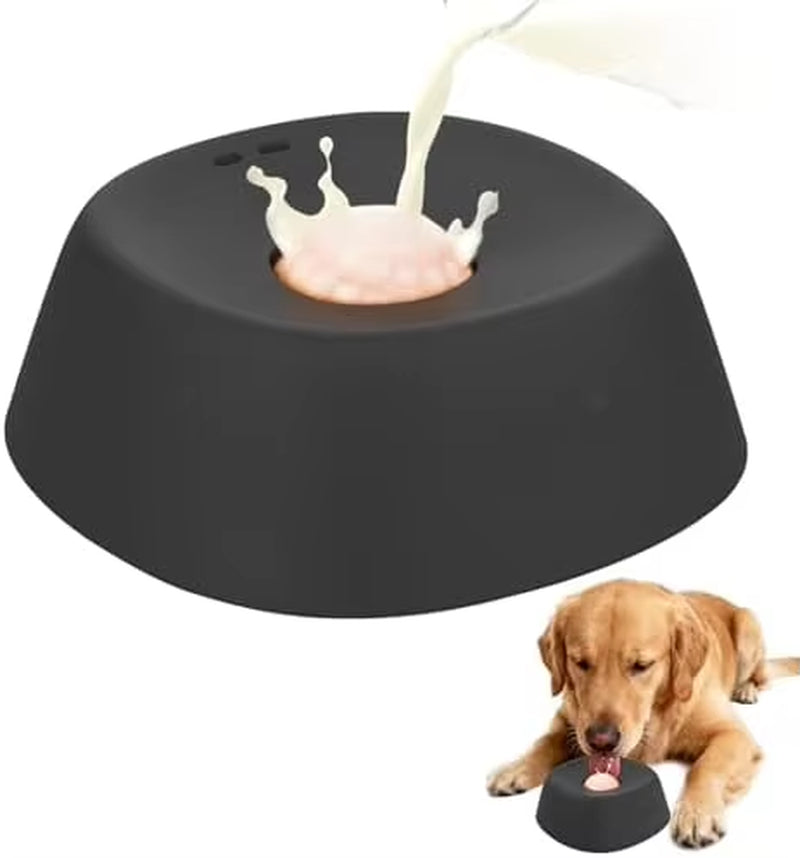 Anti-Choking Slow Feeder Dog Bowl Non-Slip 3/4 Cup - Lick Toy for Liquid Treats Bone Broth Ice Cream Yogurt