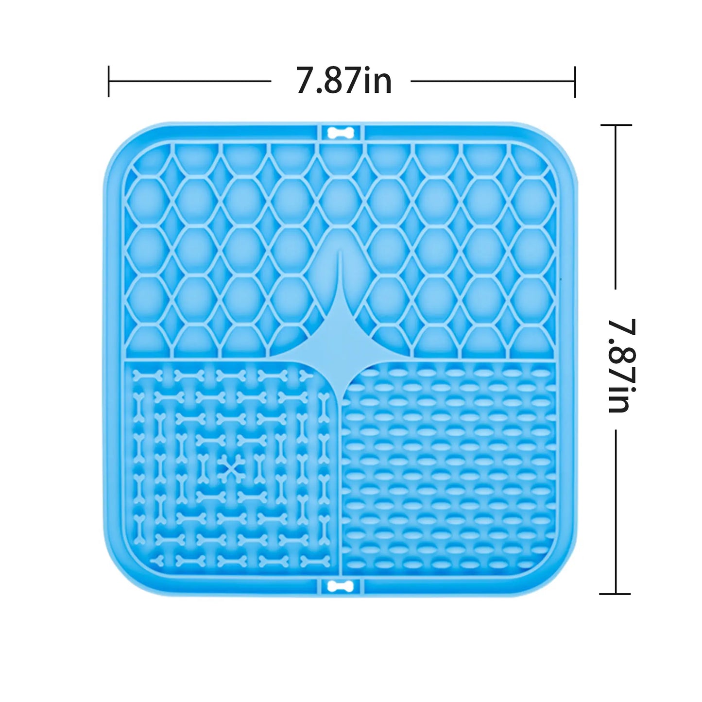 Waterproof Anti-Slip Pet Lick Mat, Slow Feeder for Dogs, Cats and Puppies, Anti-Slip Feeding Mats (Color Random), Lick Mats